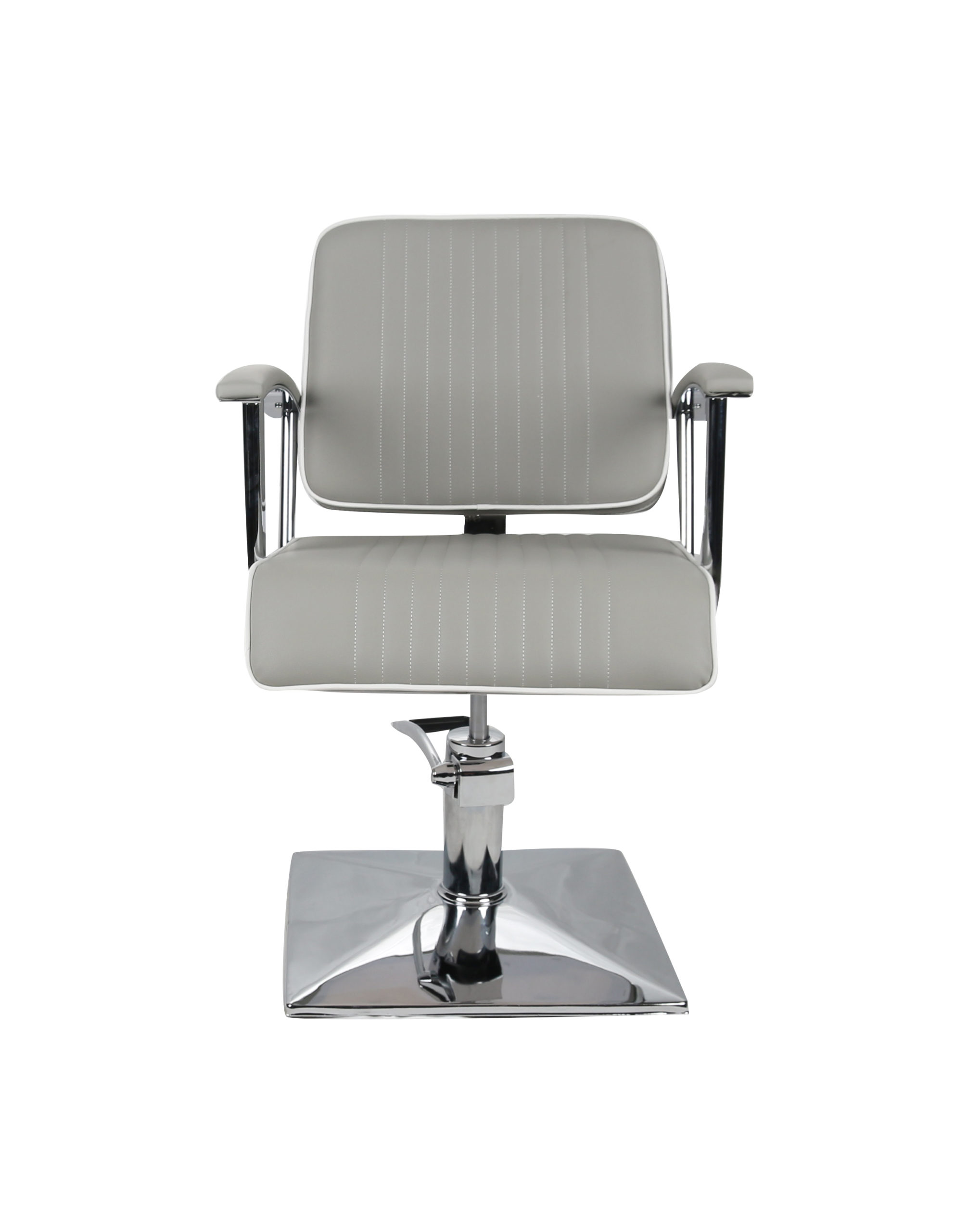 Madison Styling Chair Grey with Square Base