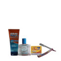 Shaving Kit(gillette proglide gel,brut aftershave,shark single edged razor blades,cutthroat)