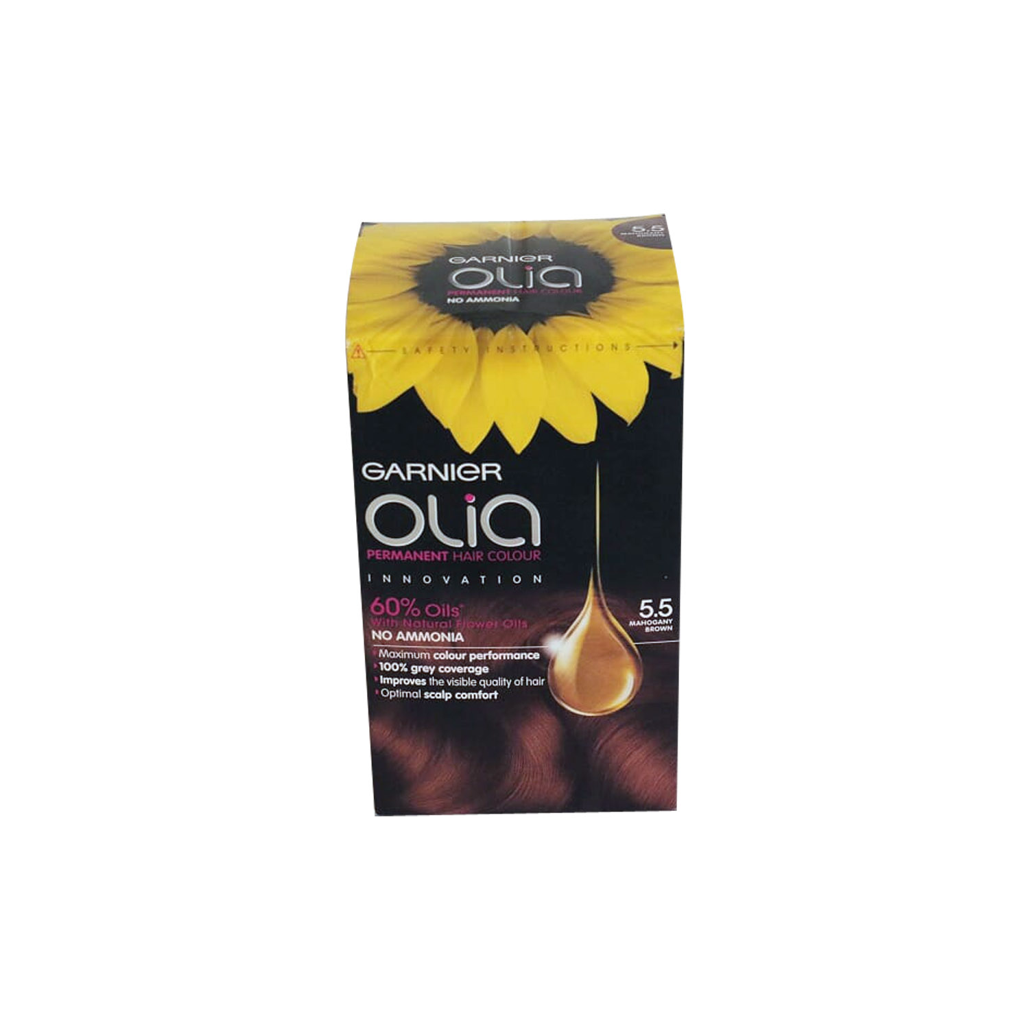Garnier Olia 5.5 Mahogany Brown Permanent Hair Dye