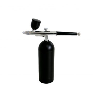 Cordless Portable Airbrush & Rechargeable Compressor (Black)