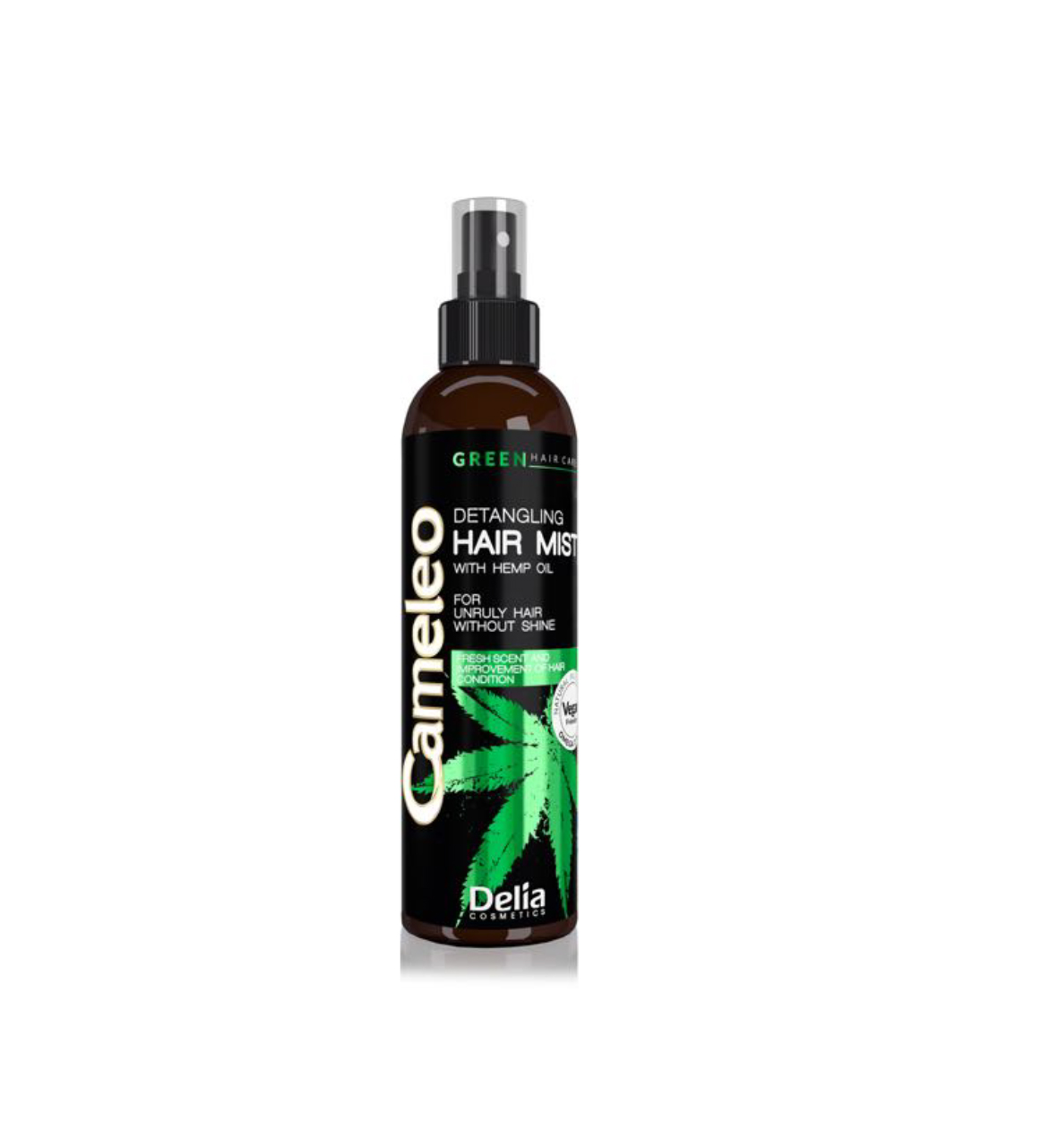 Delia Cameleo - VEGAN GREEN WITH HEMP OIL - Detangling Spray Mist