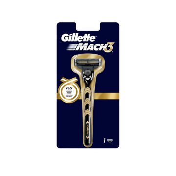 Gillette Mach 3 Razor with 1 Blade Olympic Edition