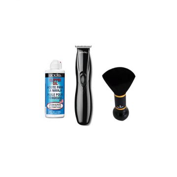 ANDIS Slimline Pro Li T-Blade Trimmer With Andis Clipper Oil & Big Beard Neck Brush G-213