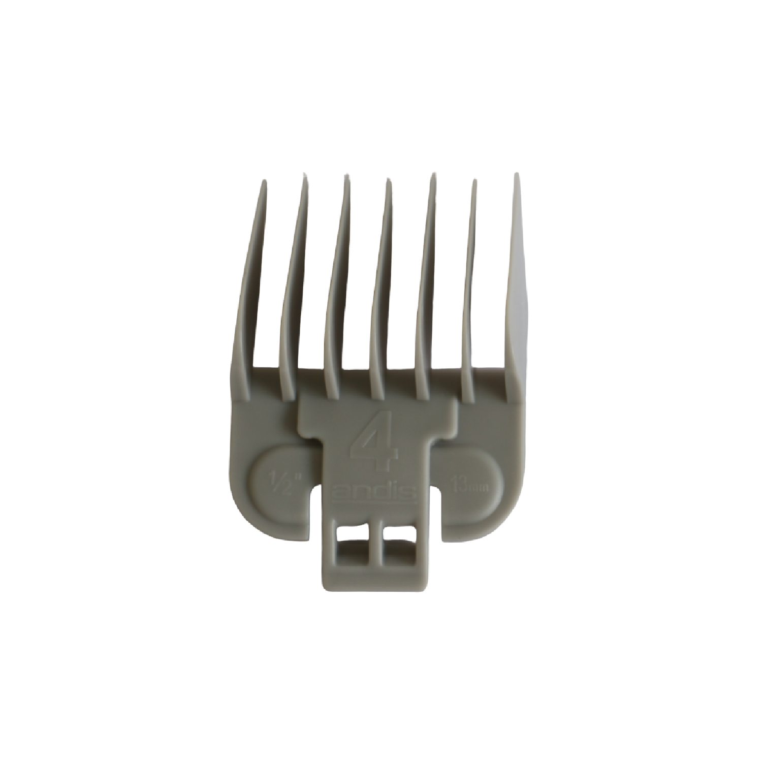 Andis Clipper Blade Snap On Attachment Comb (4) 1/2" Grey To Shaversfactory Home of