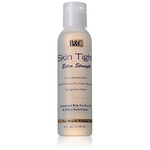 The Skin Tight Collection is Formulated to gently exfoliate the skin. It reduces the appearance of unsightly razor Bumps and ingrown hairs. Specifically for treatment of in-grown hairs, razor bumps, razor burn and irritation resulting from shaving, waxing, electrolysis, laser hair removal and any other hair removal process. For men and women.