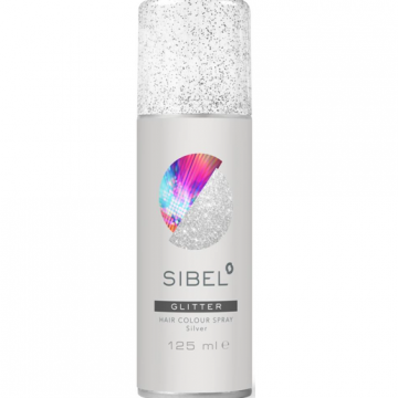Sibel Hair Colour Spray Glitter Silver 125ml