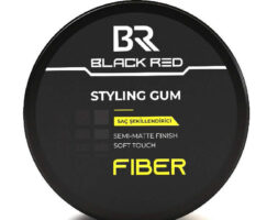 Black Red Hair Styling Wax Gum – Fiber
