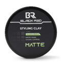 Black Red Hair Styling Wax Clay – Matte
