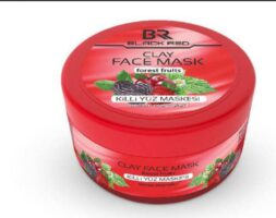 BLACK RED CLAY FACE MASK FOREST FRUITS